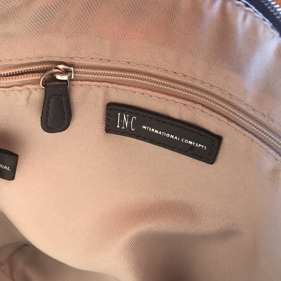 MOTO STYLE CROSSBODY BAG *NEW! *NWT *INC *MACY’S *NAVY & SILVER *BOHO *VERSATILE - Picture 13 of 17